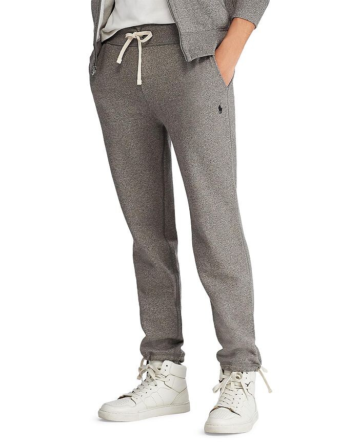 

Флисовые брюки классического кроя с кулиской Polo Ralph Lauren, Серый