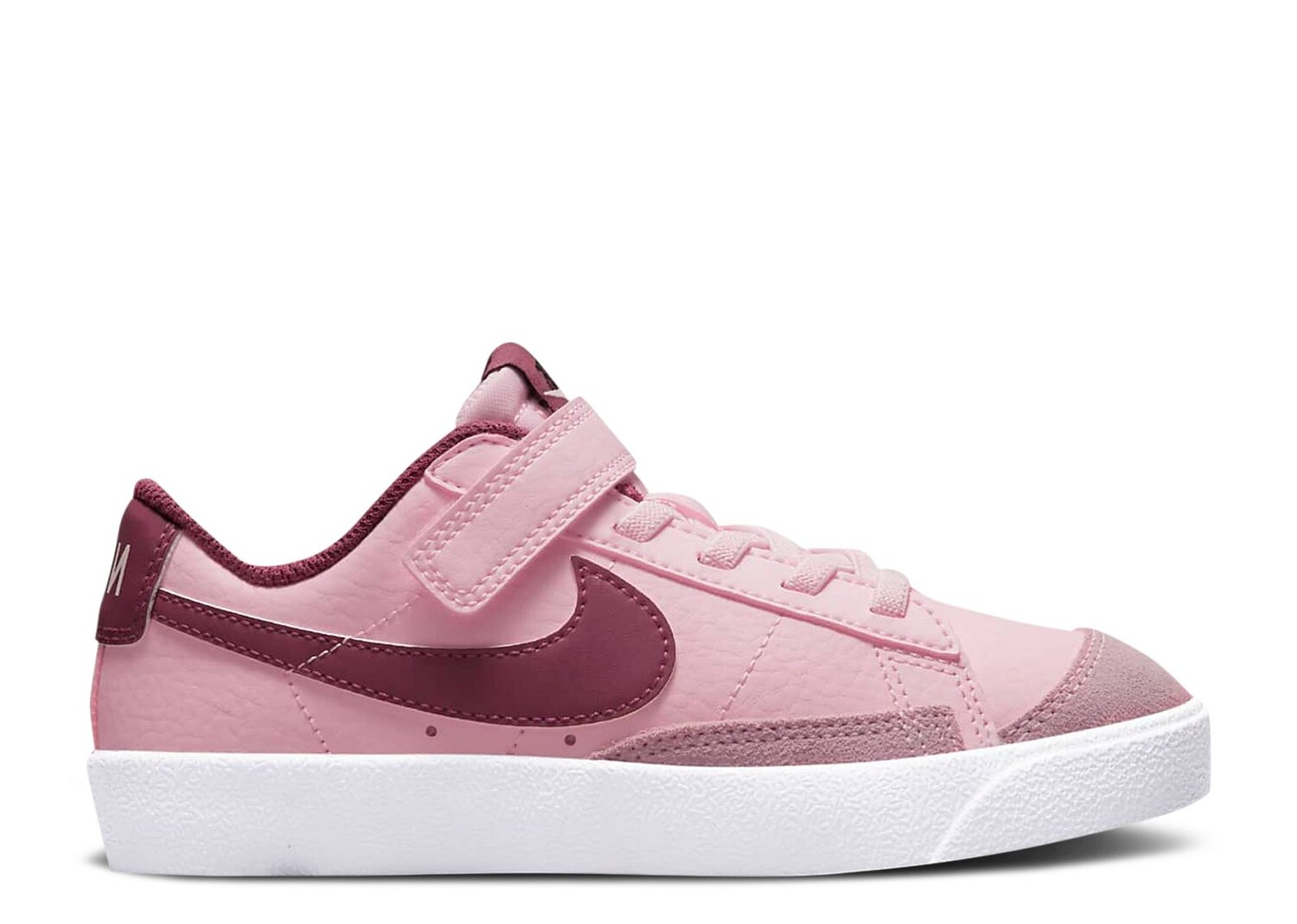 

Кроссовки Nike Blazer Low '77 Ps 'Pink Foam Dark Beetroot', розовый