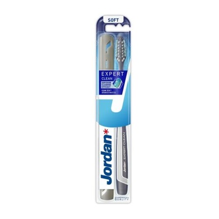 цена Мягкая зубная щетка Jordan Expert Clean, New1