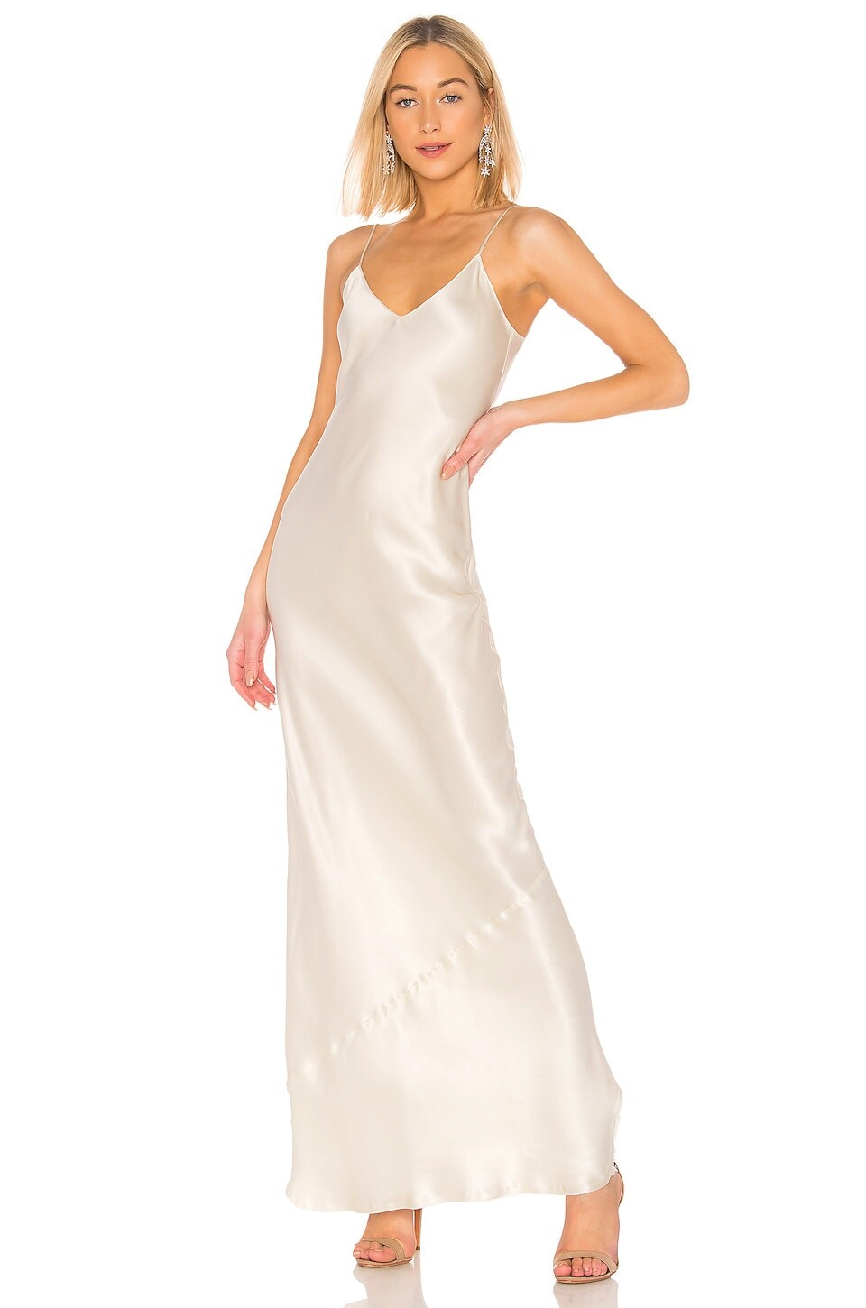 

Платье NILI LOTAN Cami Gown, слоновая кость