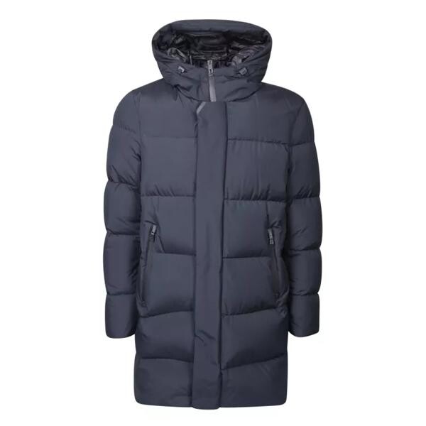 

Куртка hooded down jacket laminar Herno, синий