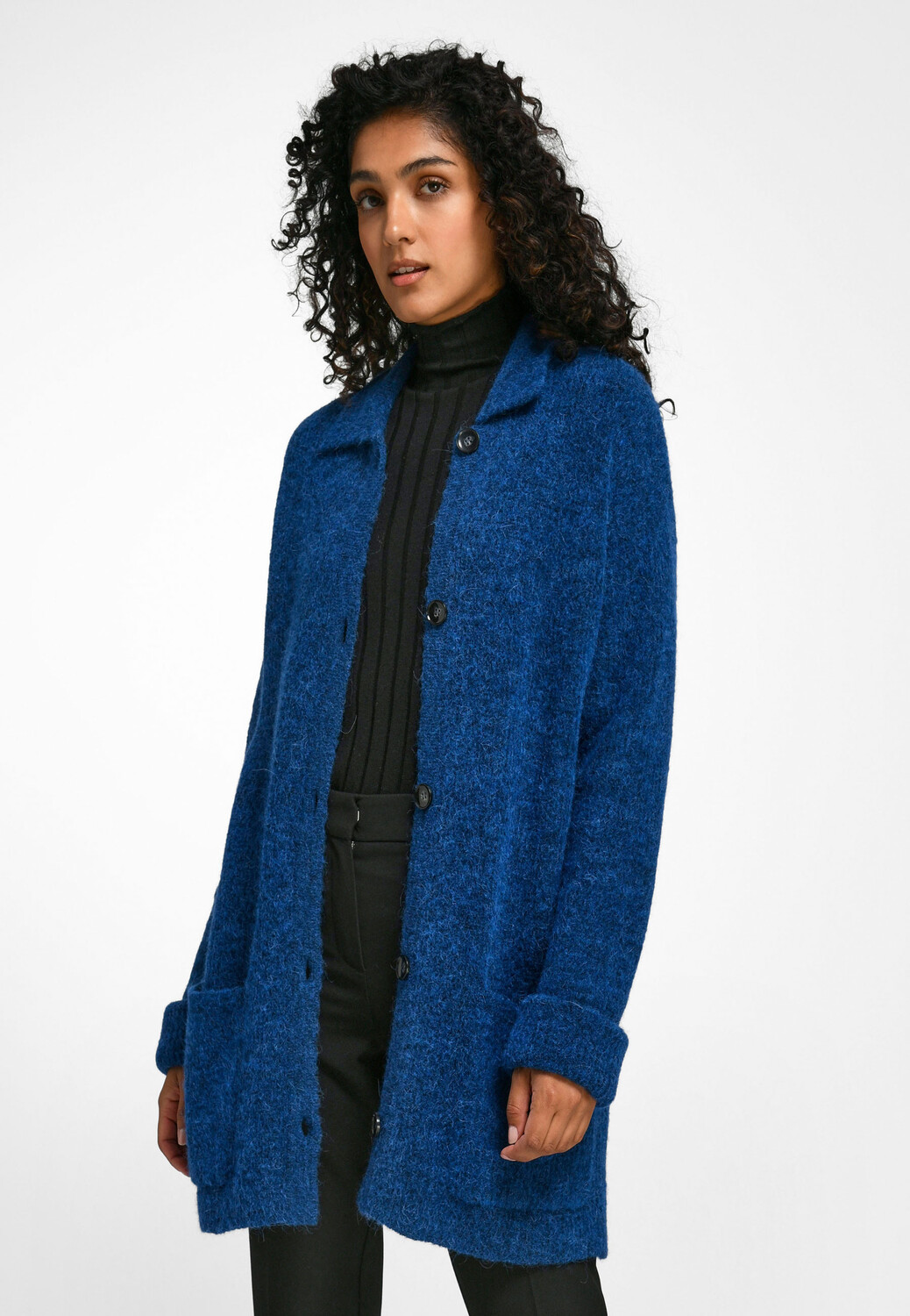 

Толстовка PETER HAHN Strickjacke Alpaca, темно-синий