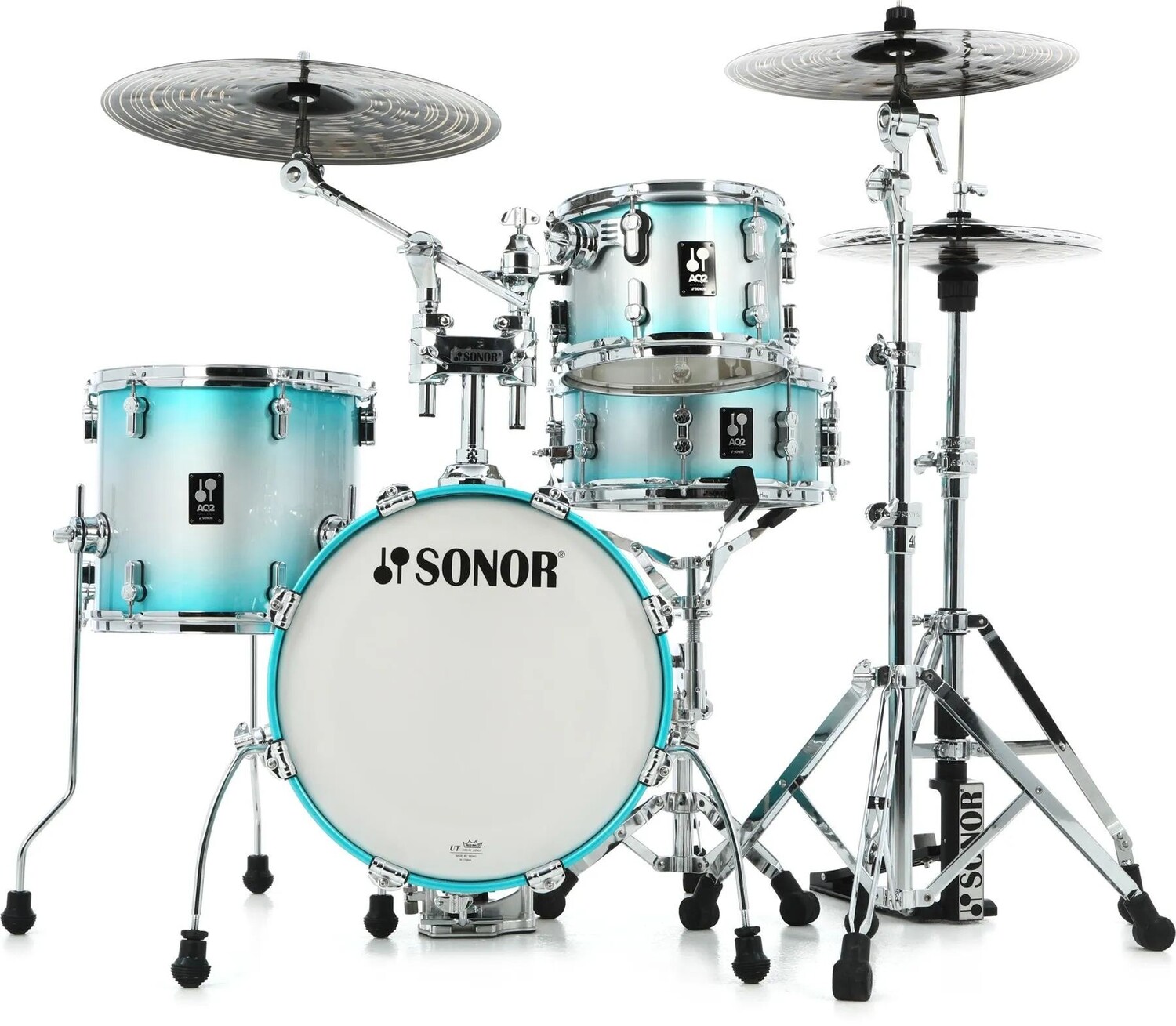 

Набор ракушек Sonor AQ2 Safari из 4 предметов с малым барабаном — Aqua Silver Burst