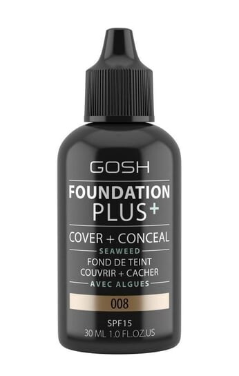 

Покрывающий и корректирующий тональный крем 008 Золотой 30 мл Gosh Foundation Plus