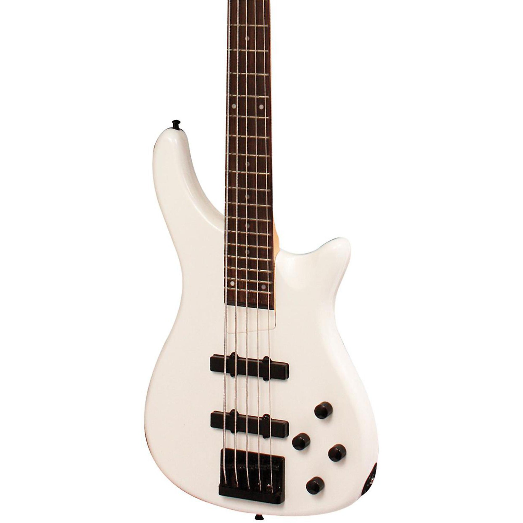 5-струнная электрическая бас-гитара Rogue LX205B Series III жемчужно-белого цвета