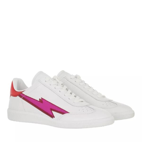 

Кроссовки bryce sneaker leather white/rose Isabel Marant, белый
