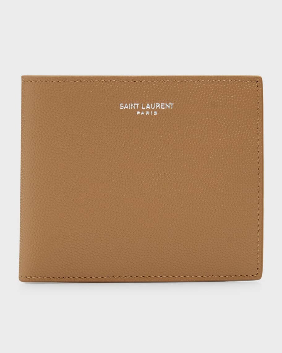 

Мужской кошелек Bifold из зернистой кожи Saint Laurent