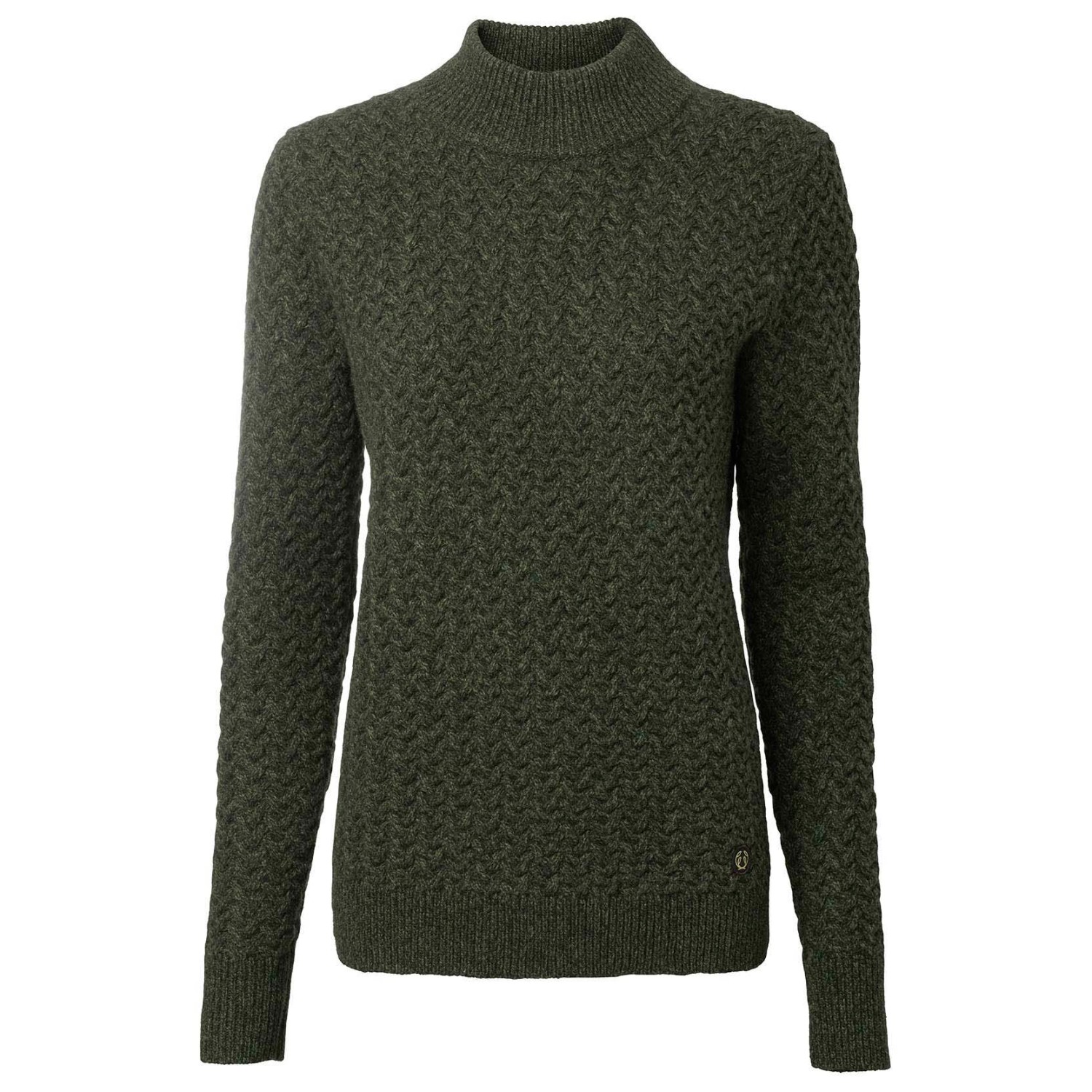 Шерстяной свитер Chevalier Women's Minley Mockneck Wool Pullover, цвет Dark Green