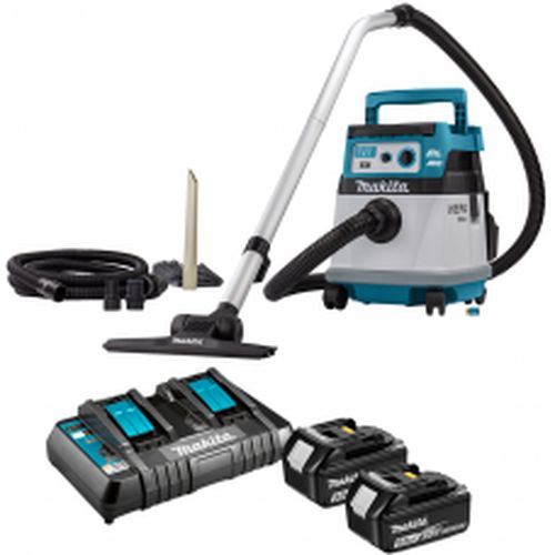 

Аккумуляторный пылесос Makita DVC157LZX3 SET с набором