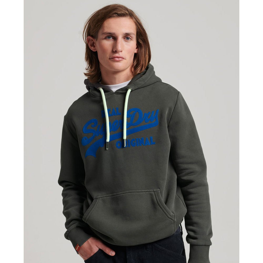 

Худи Superdry Vintage Vl Neon, серый