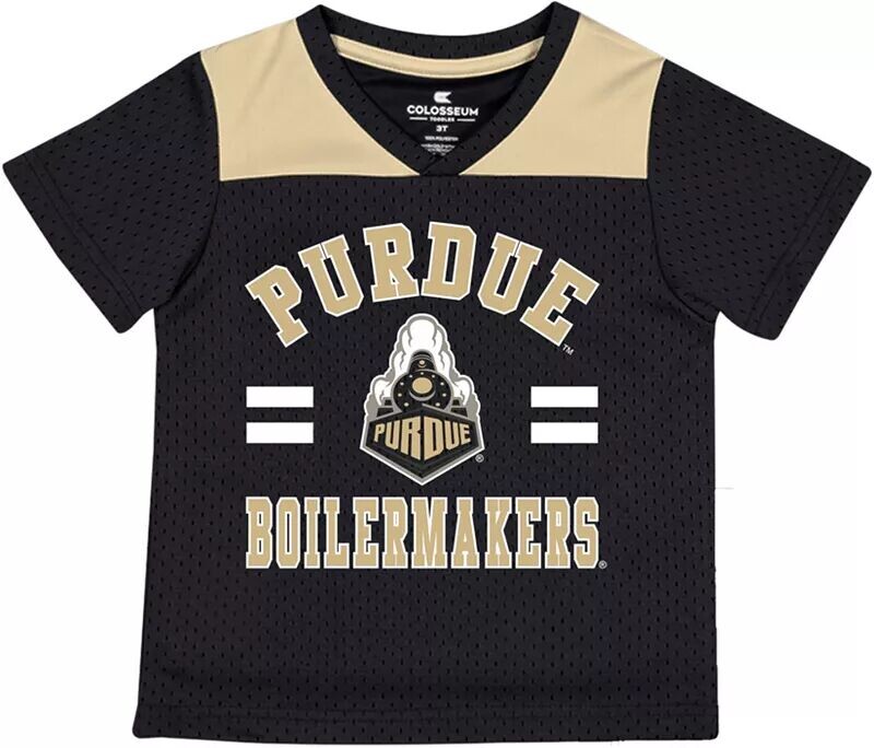 

Colosseum Черная майка Ka-Boot-It для малышей Purdue Boilermakers
