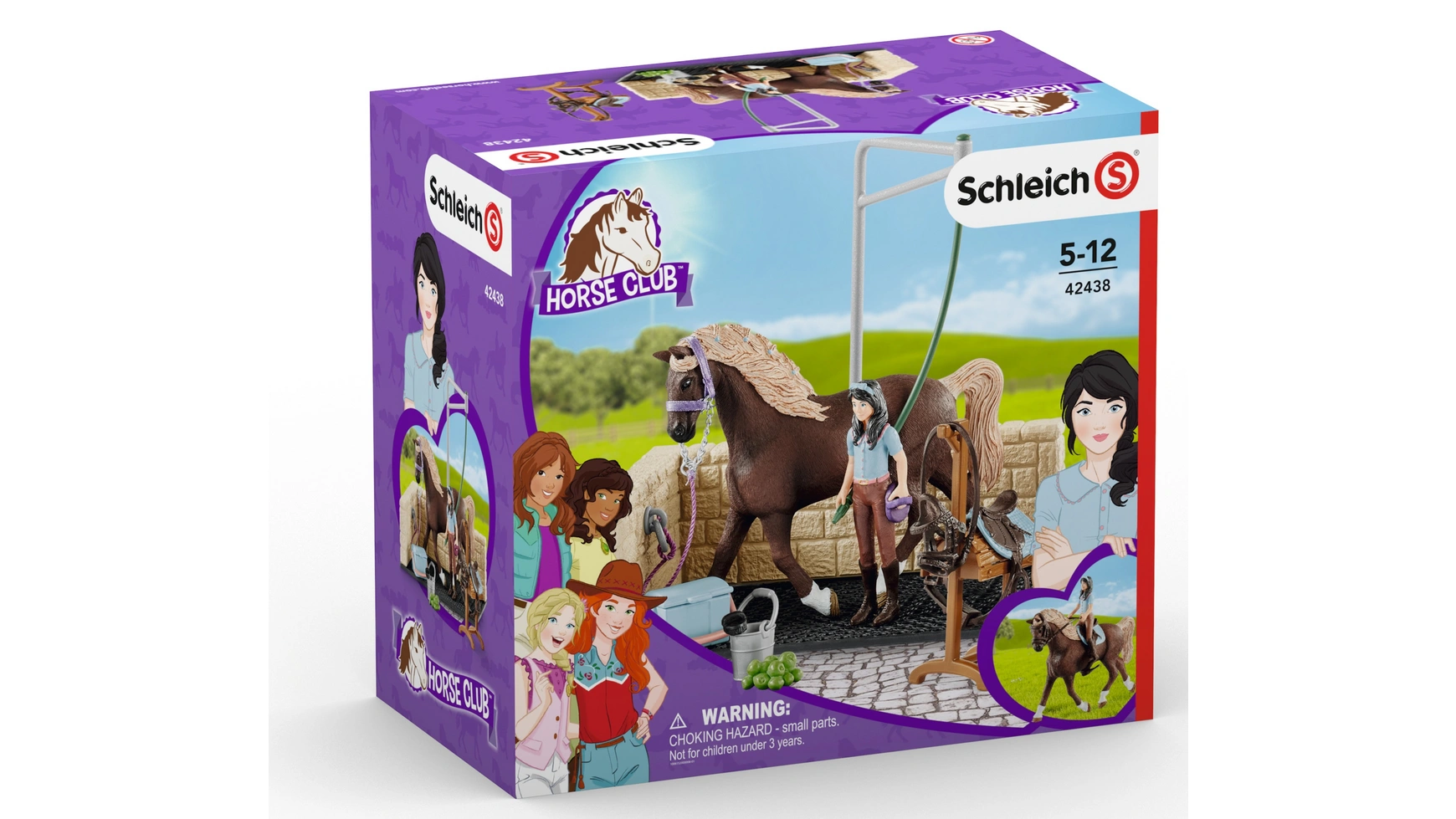 Заказать Schleich Конный клуб Мойка с конным клубом Эмили и Луна – цены,  описание и характеристики в «CDEK.Shopping»