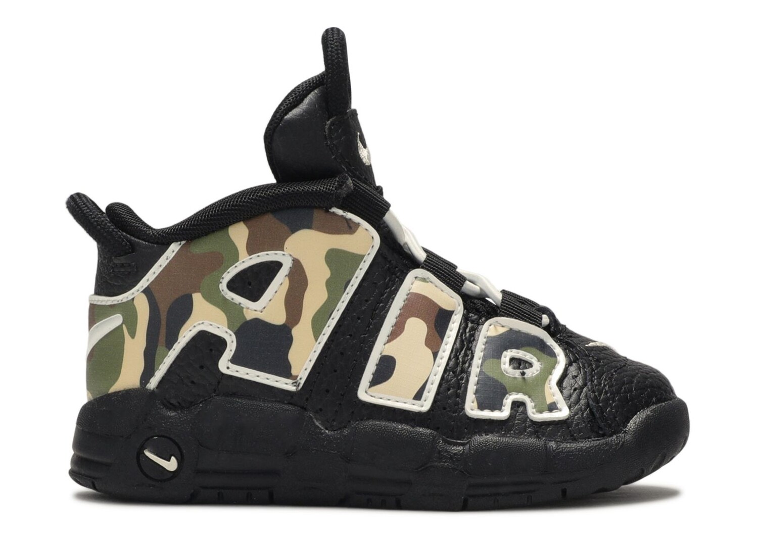 

Кроссовки Nike Air More Uptempo Qs Td 'Camo', черный