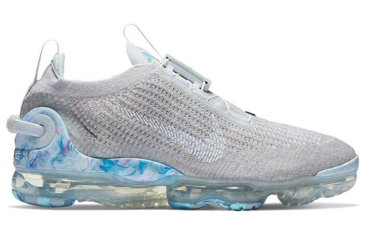 

Кроссовки Nike Air VaporMax 2020 Flyknit Summit White, серый / синий