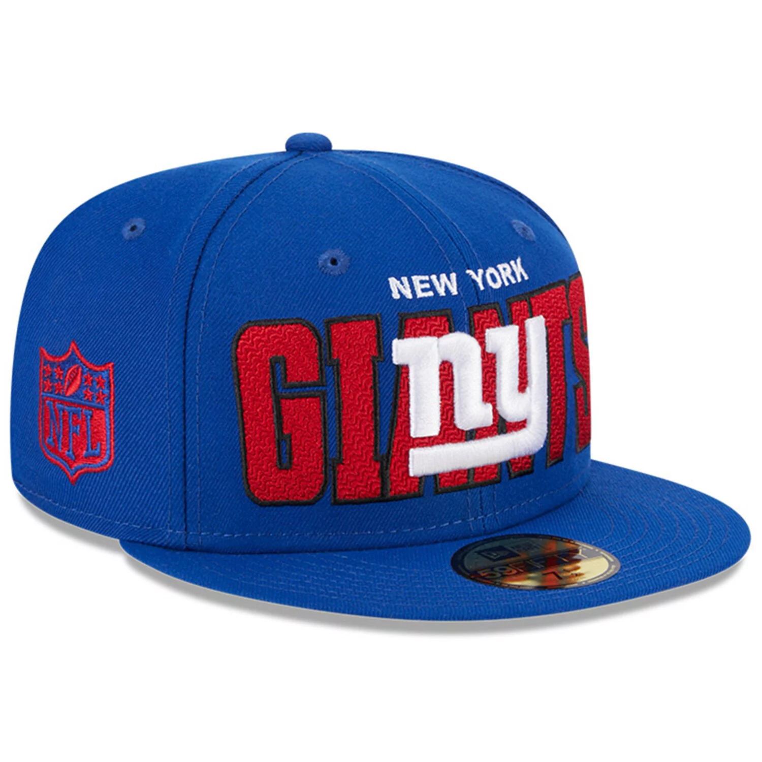 

Мужская облегающая шляпа New Era Royal New York Giants 2023 NFL Draft 59FIFTY