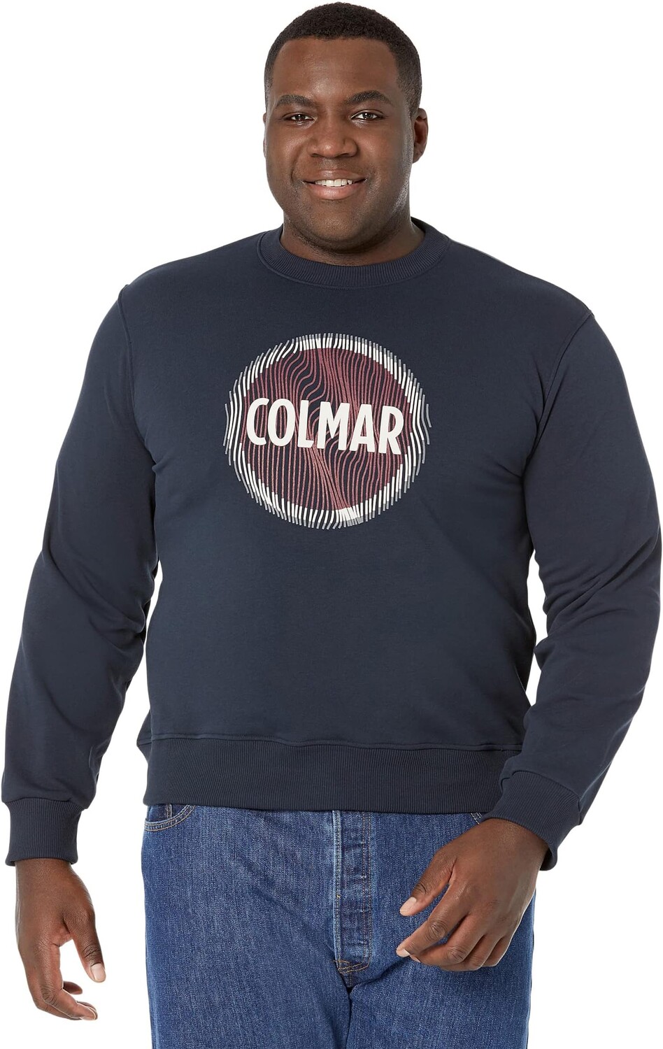 

Толстовка COLMAR 3-D Colmar Print Crew Neck Blend Fleece, цвет Navy Blue