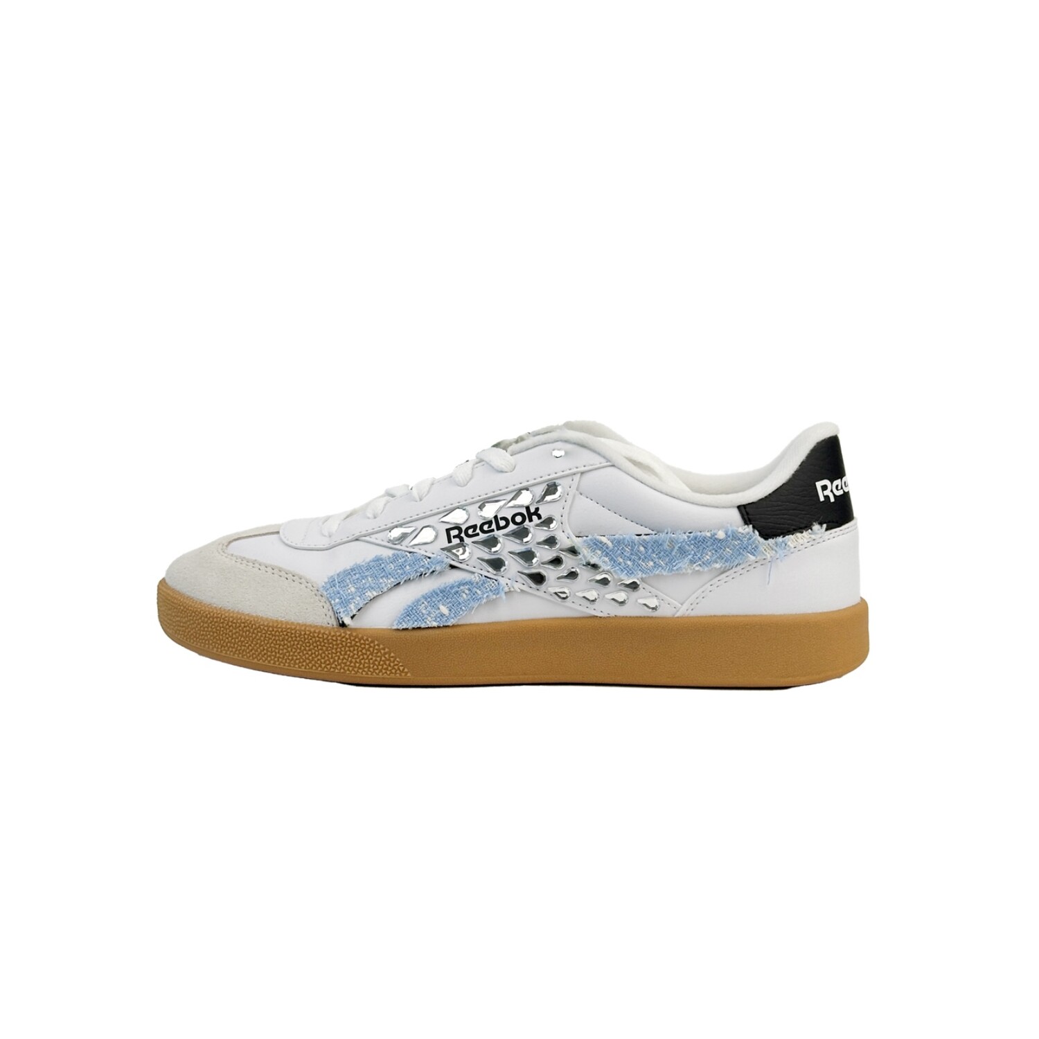 

Кроссовки Reebok Skateboarding Shoes Unisex Low-top White, Black, Blue, белый