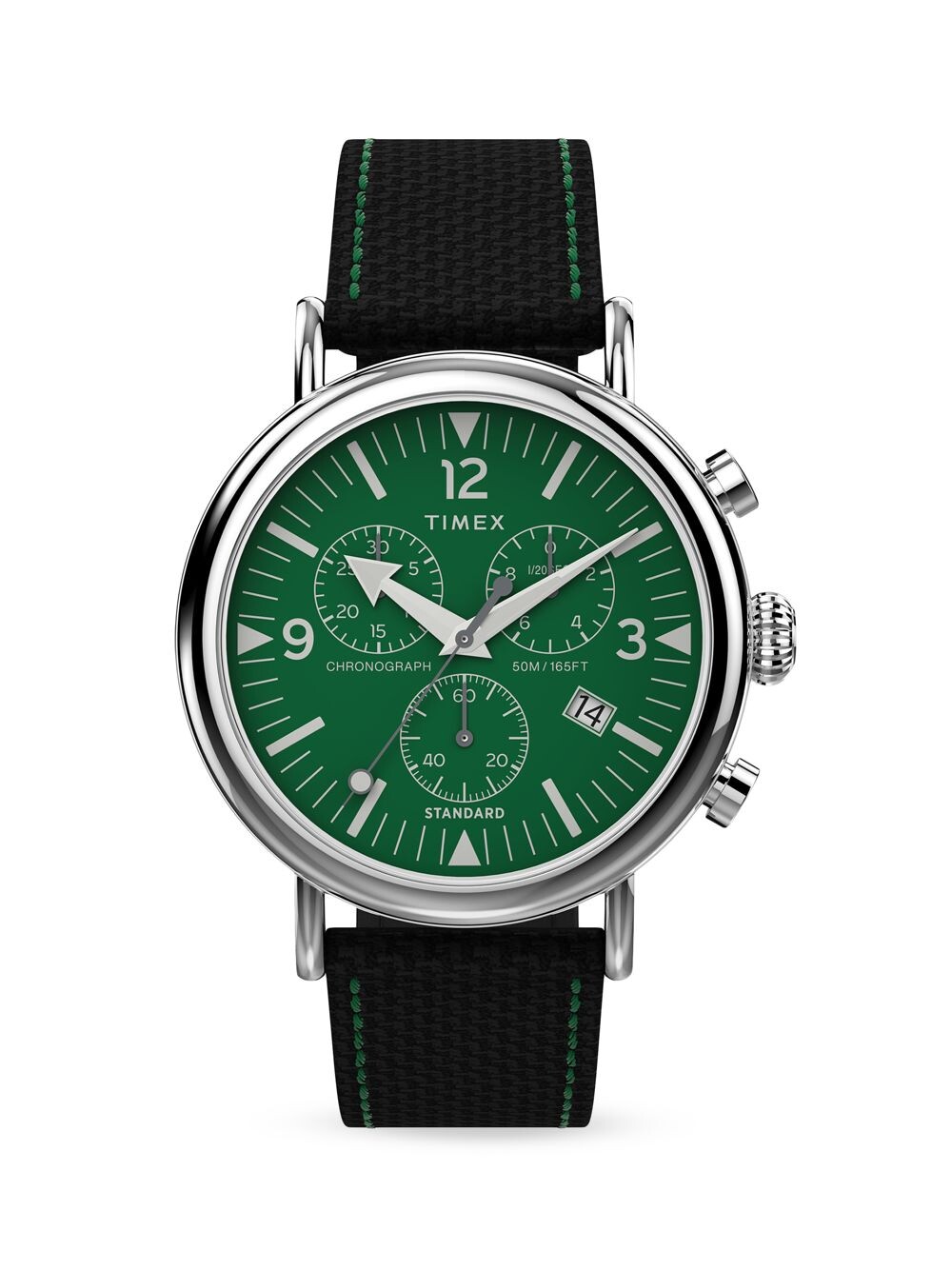 

Стандартные часы из нержавеющей стали Timex, черный