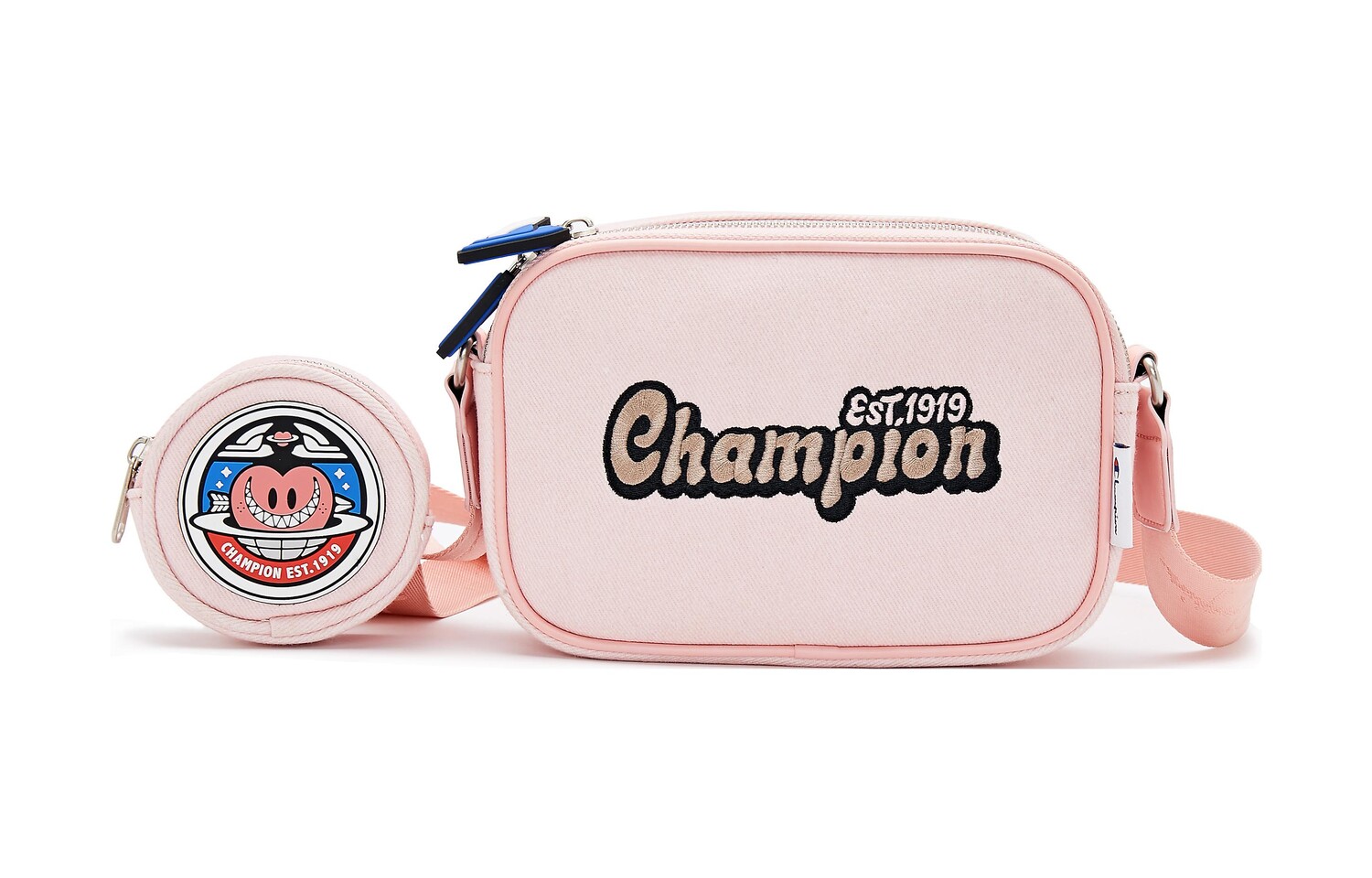 

Сумка через плечо унисекс Champion, Джинсовый цвет светло-голубого цвета