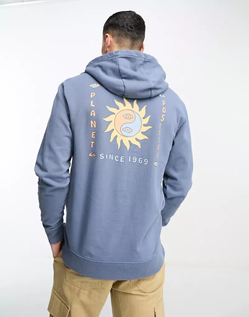 

Синяя толстовка Quiksilver Planet posi