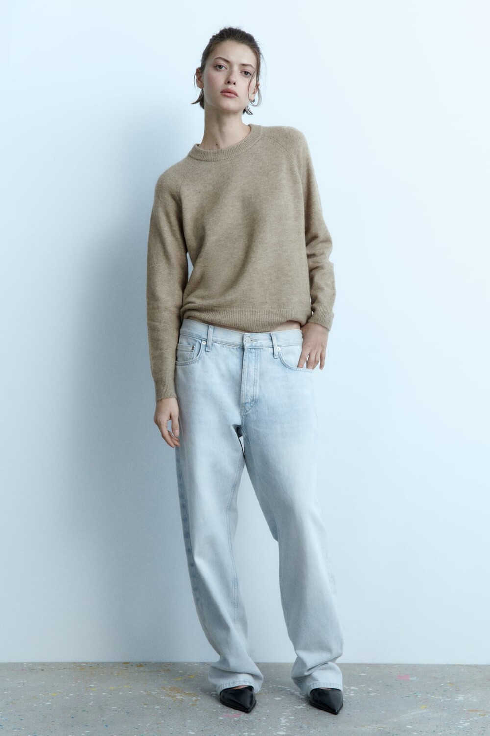 

Вязать свитер ZARA, зеленый