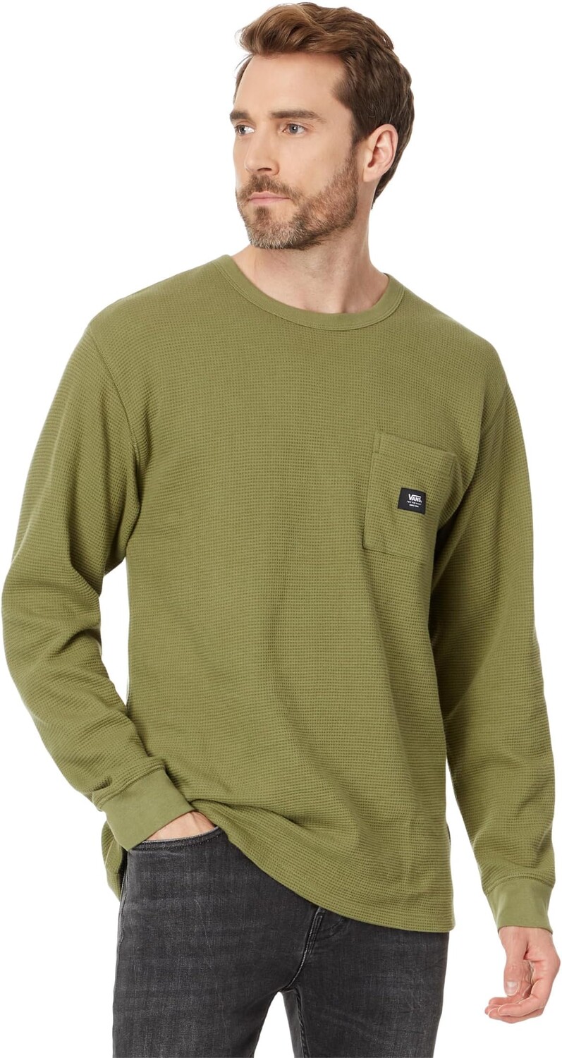 

Карманный термобелье с длинным рукавом из ольхи Vans, цвет Loden Green