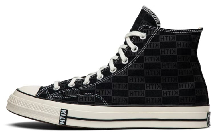 

Converse Kith x Chuck 70 High 'Black Monogram' Черные