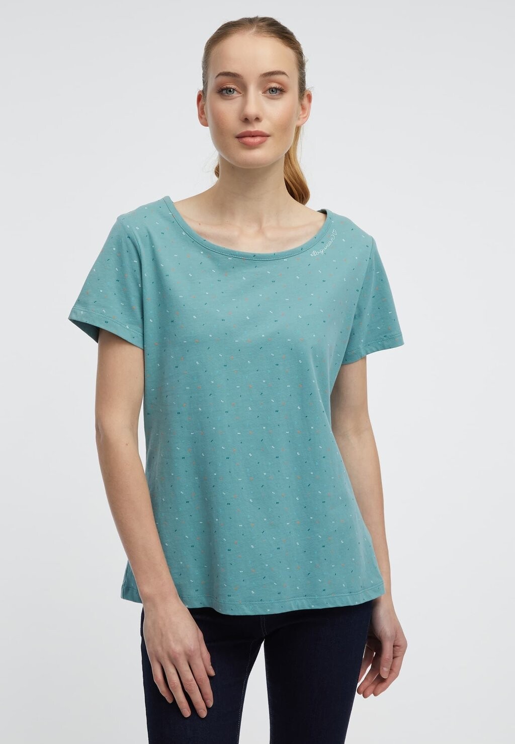 

Футболка с принтом DASH COMFY Ragwear, цвет ocean green