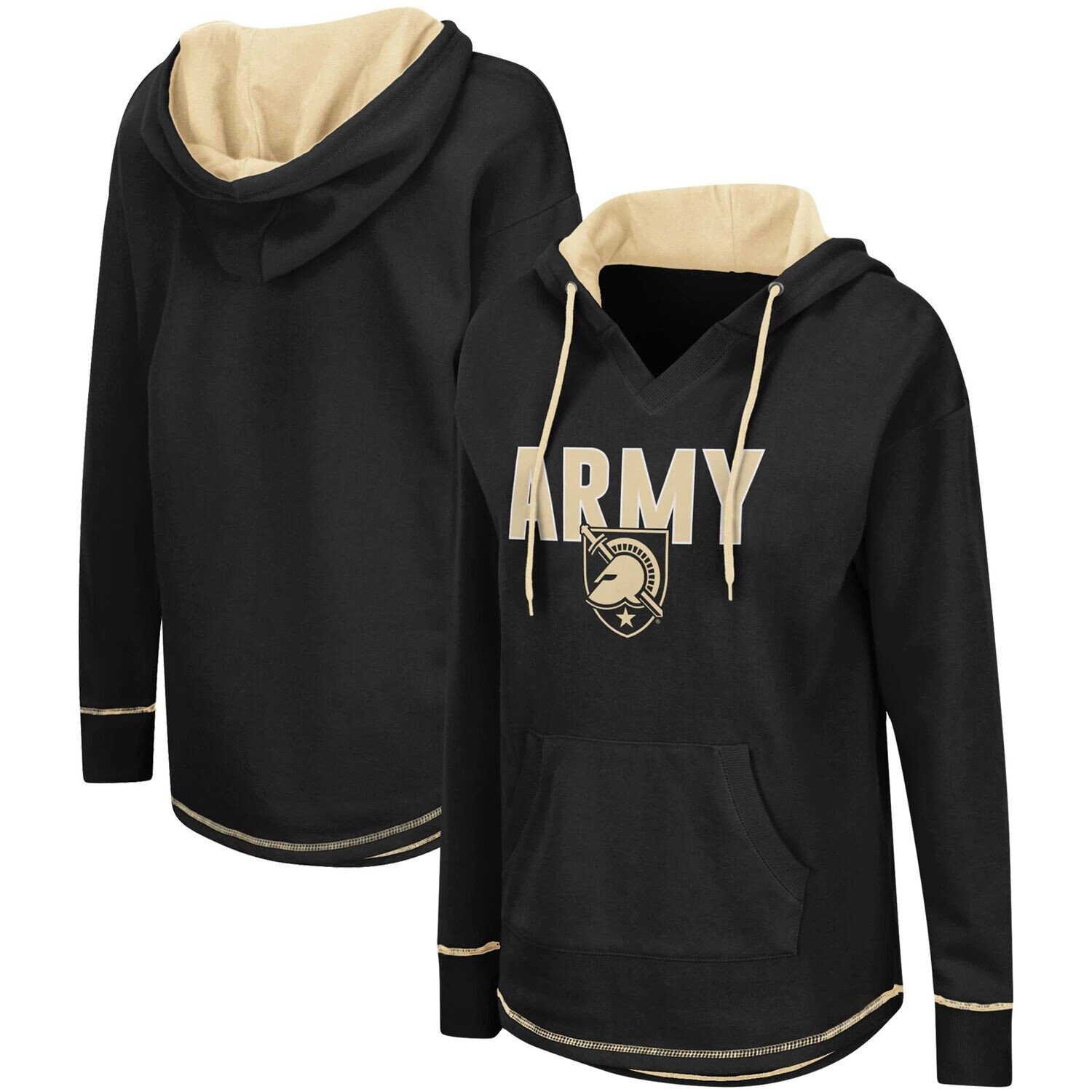 

Женская туника Colosseum Black Army Black Knights, пуловер с капюшоном Colosseum