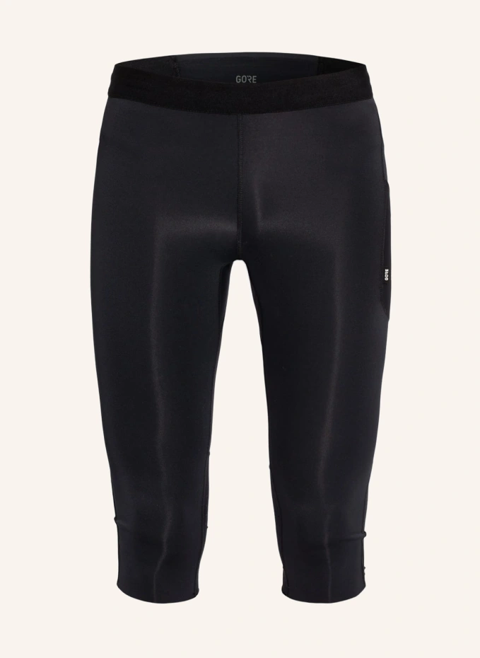 

Колготки 3/4 импульс с сетчатыми вставками Gore Running Wear, черный