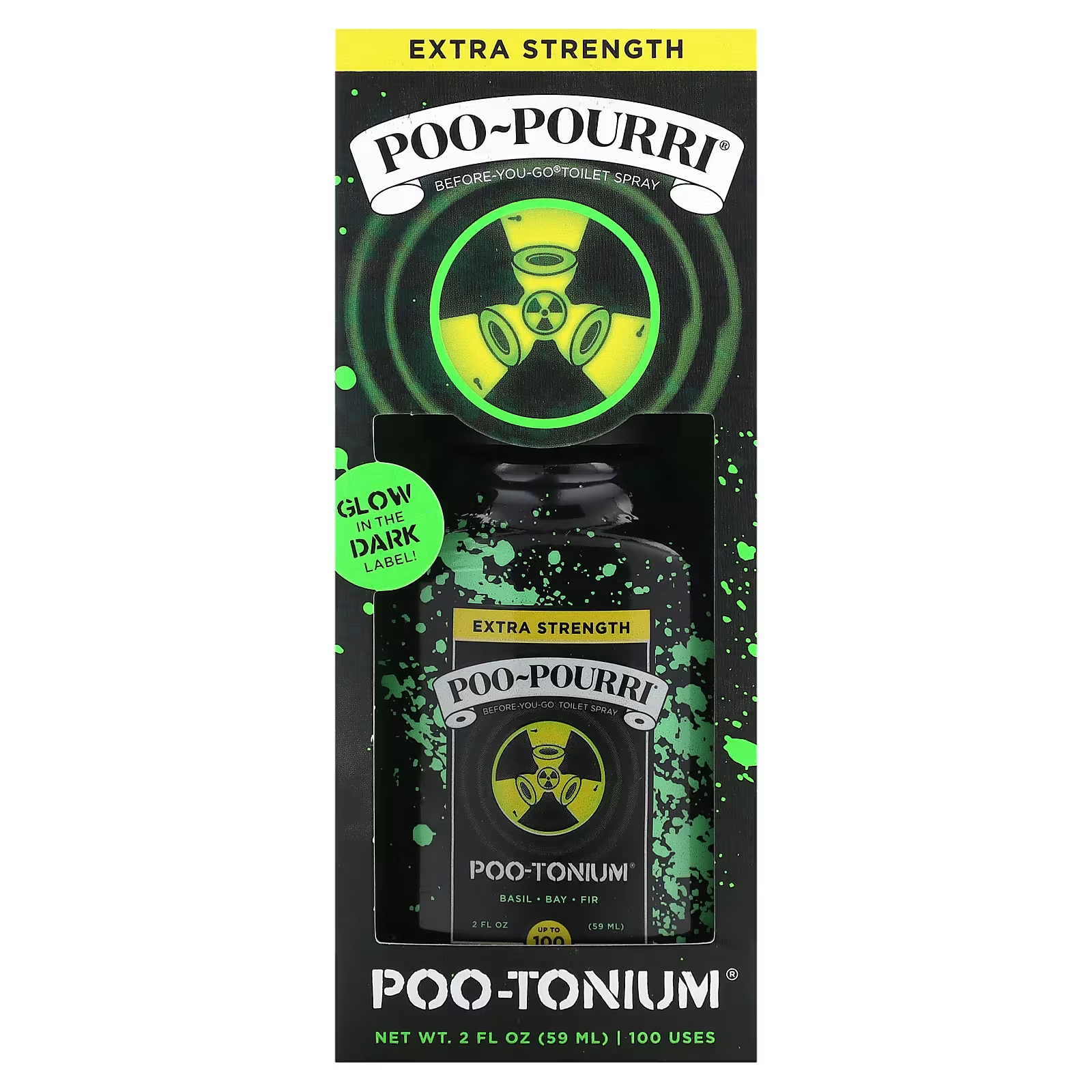 Спрей-освежитель для туалета Poo-Tonium Poo-Pourri Before-You-Go с повышенной силой, 59 мл кружка emoji poo