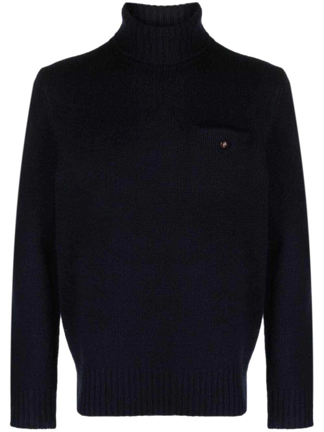 

Polo Ralph Lauren джемпер в рубчик с высоким воротником, синий