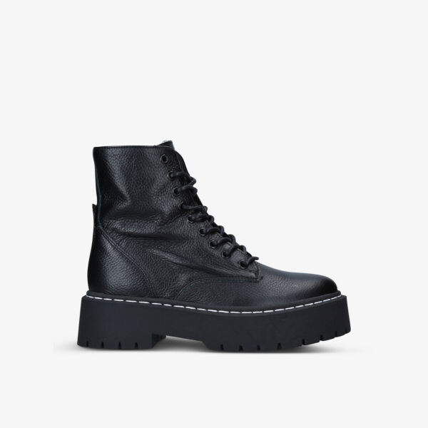 

Кожаные ботинки Skylar на шнуровке Steve Madden, черный