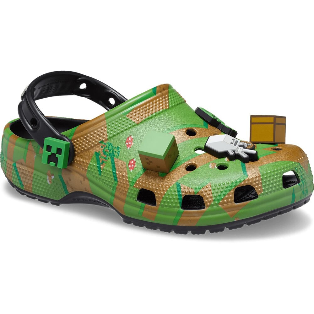 

Сабо Crocs Minecraft Elevated, зеленый