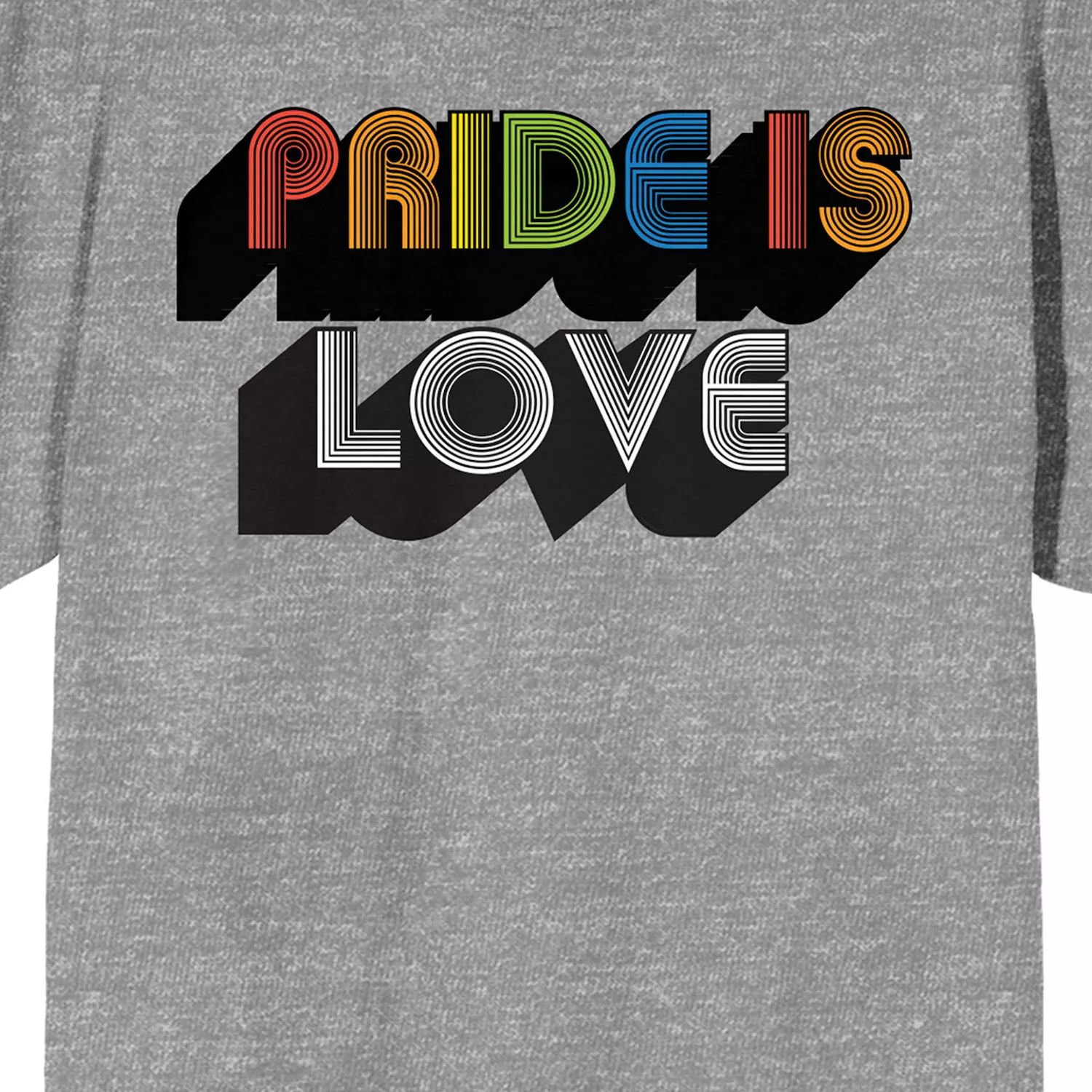 Мужская футболка Pride Rainbow Pride Is Love Licensed Character