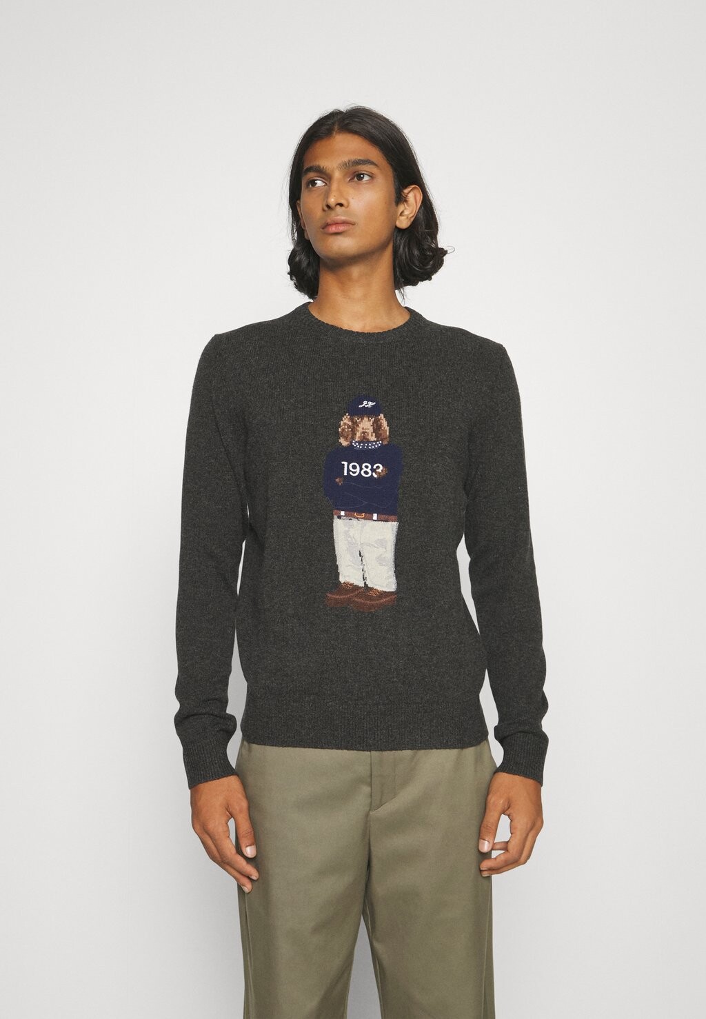 

Свитер Harry Crew Hackett London, цвет charcoal