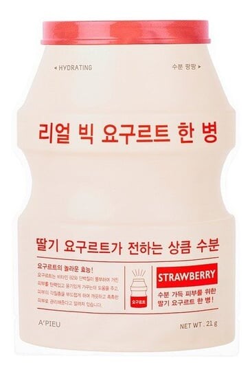 

Тканевая маска в одной бутылке Клубника 21г A'pieu Real Big Yogurt, A’pieu
