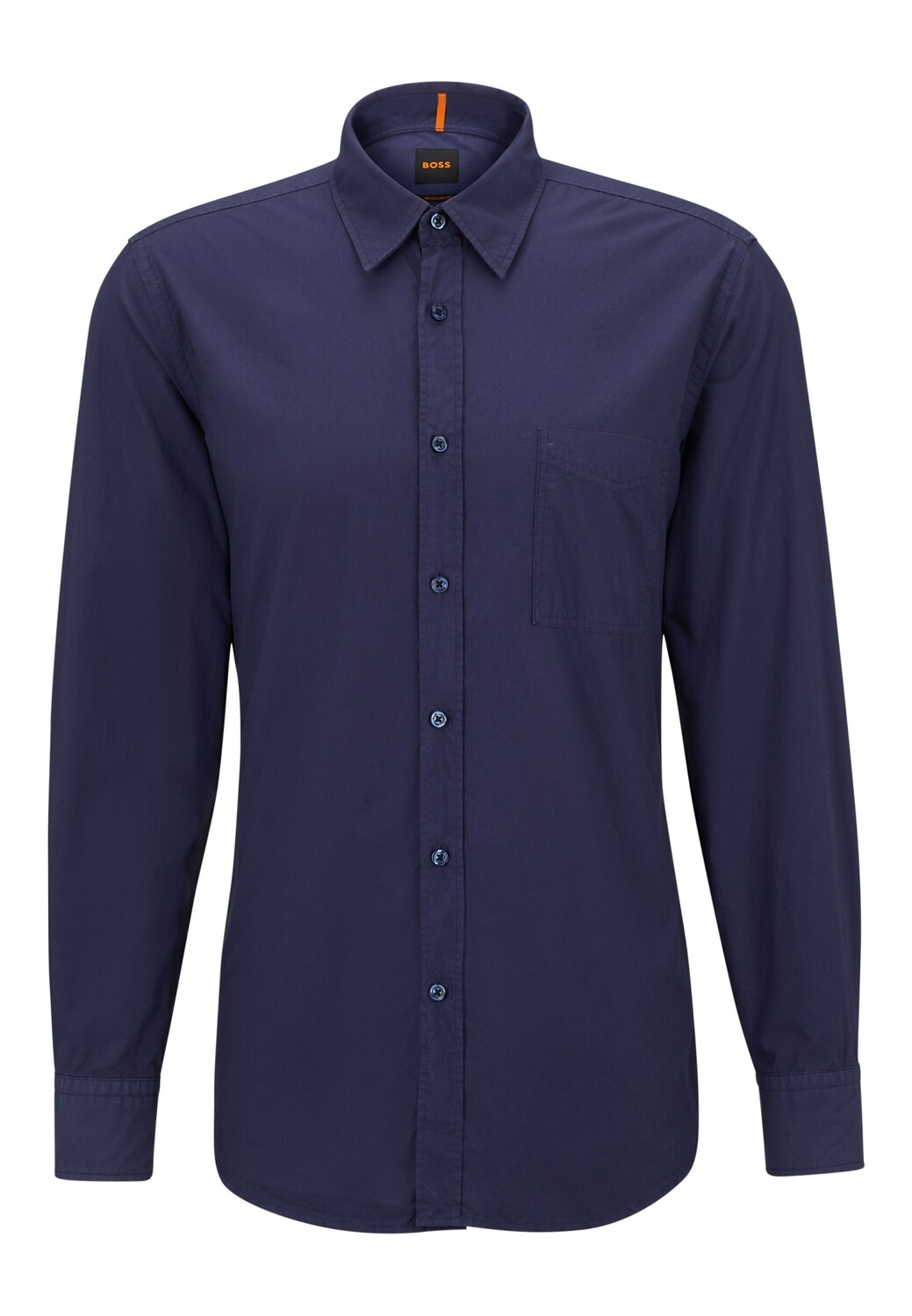 

Рубашка BOSS RELEGANT_6 Regular Fit, темно-синий