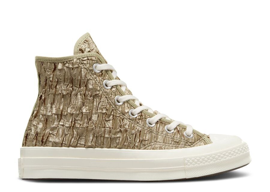 

Кроссовки Converse Wmns Chuck 70 High 'Wrinkled Satin', зеленый