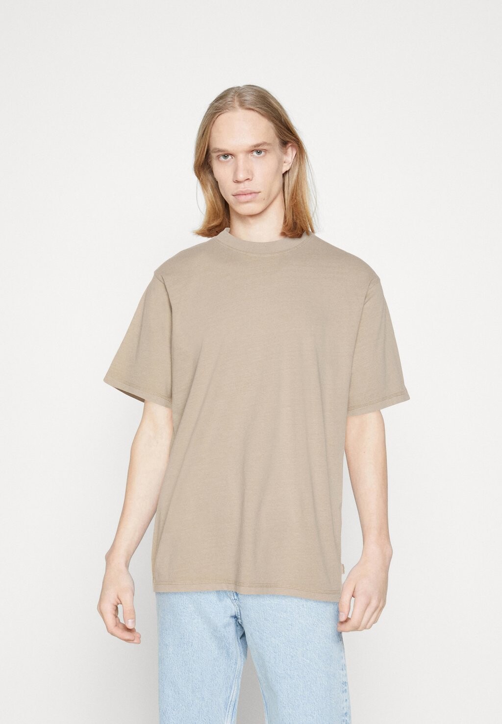 

Базовая футболка Jprccmineral Dye Tee Jack & Jones, цвет white pepper