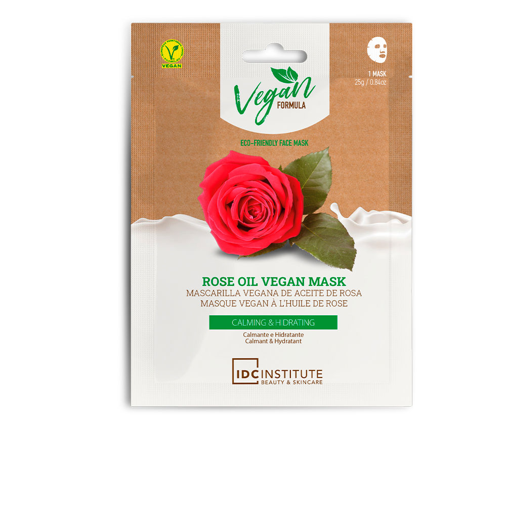 Маска для лица Rose oil vegan mask calming & hidrating Idc institute, 25 г