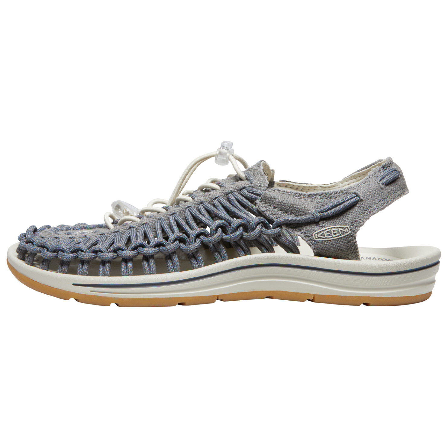 

Сандалии Keen Uneek Canvas, цвет Steel Grey/Birch