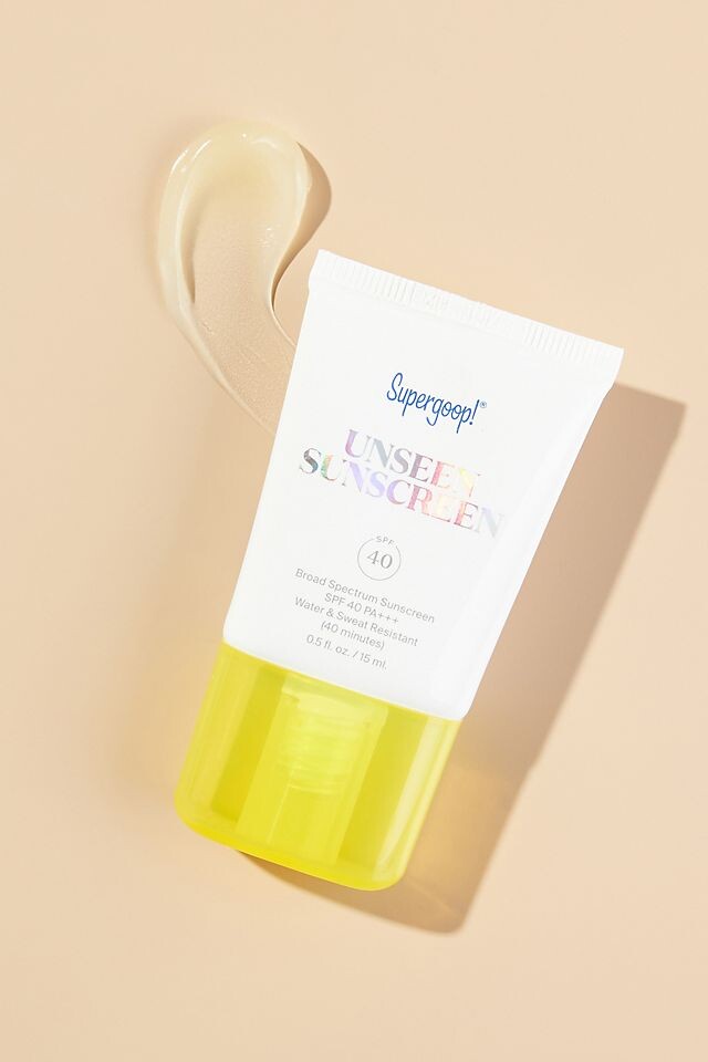 

Солнцезащитный крем Supergoop! SPF 40 Unseen Sunscreen, белый