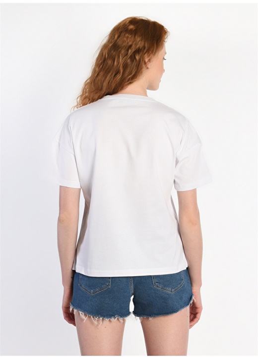 Белая женская футболка с круглым вырезом Ucla