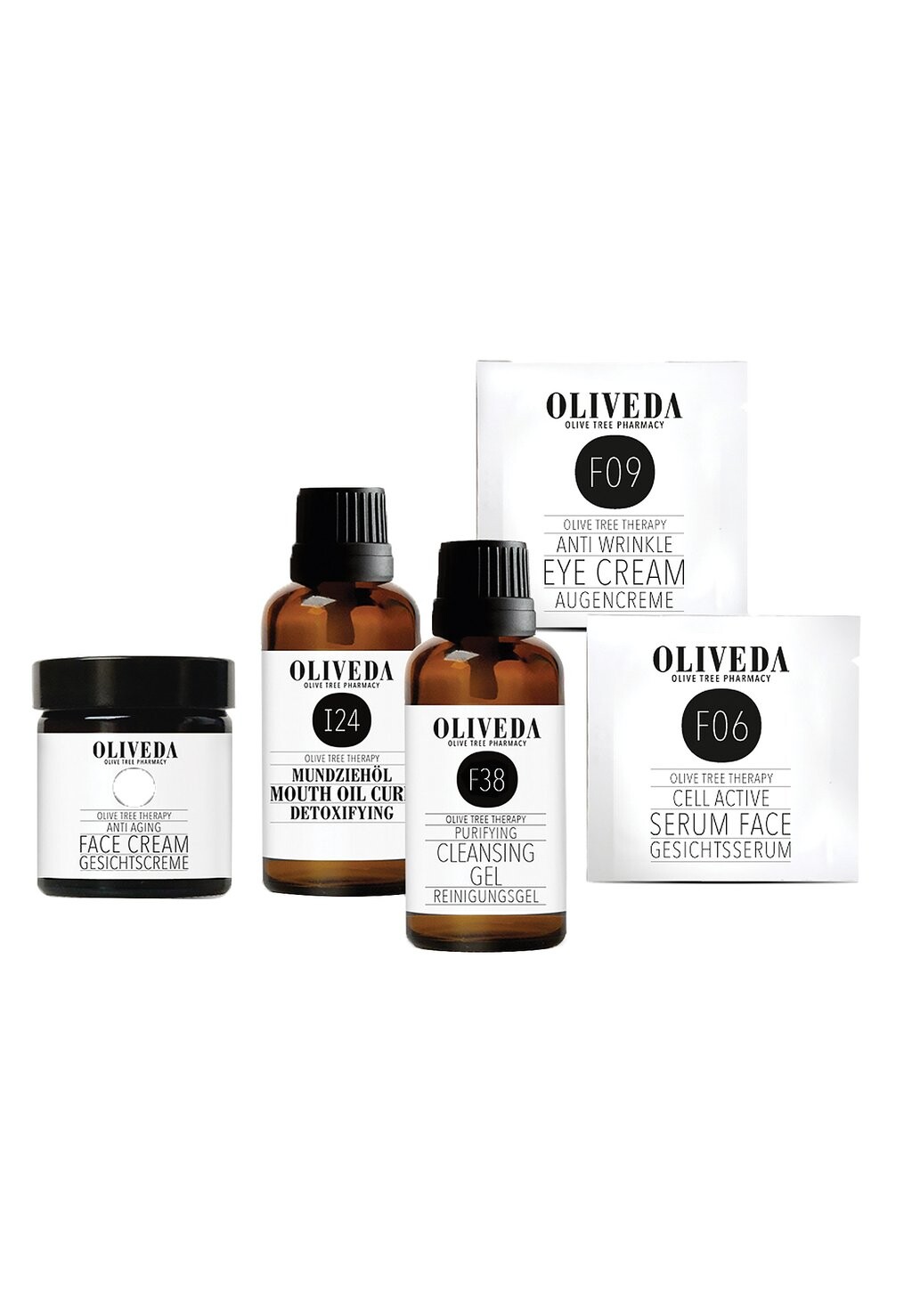 Набор для ухода за кожей Facial Care Trial Set Oliveda набор для ухода за кожей skincare trial kit klairs