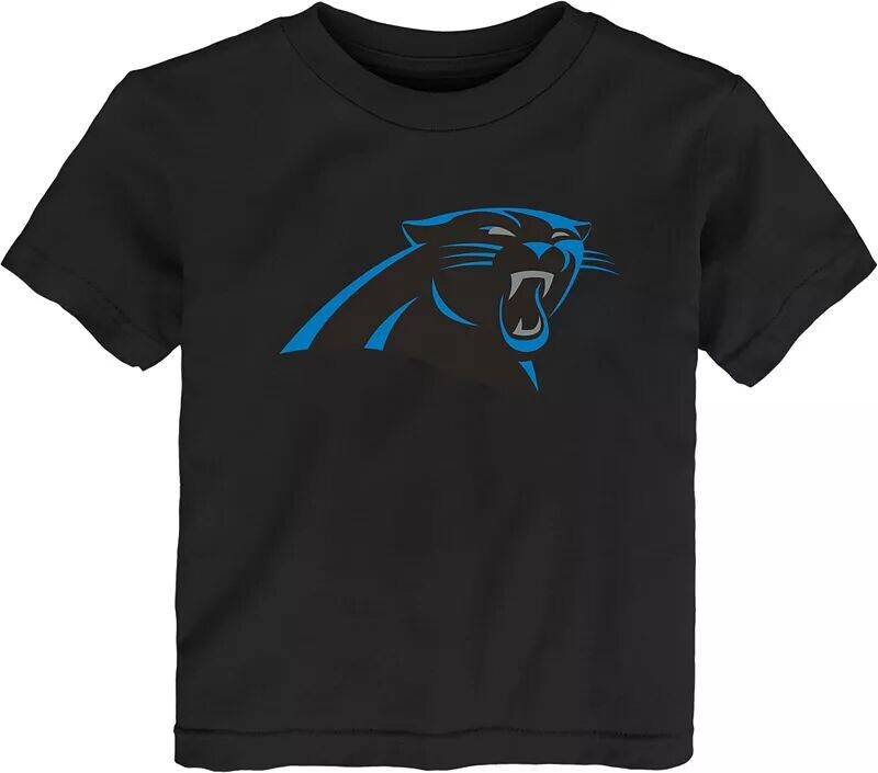

Nfl Team Apparel Для малышей черная футболка с основным логотипом Carolina Panthers