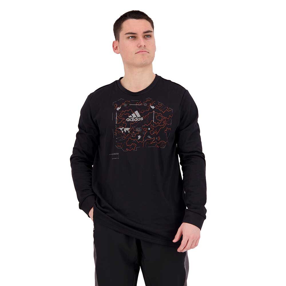 

Лонгслив adidas X-City G, черный