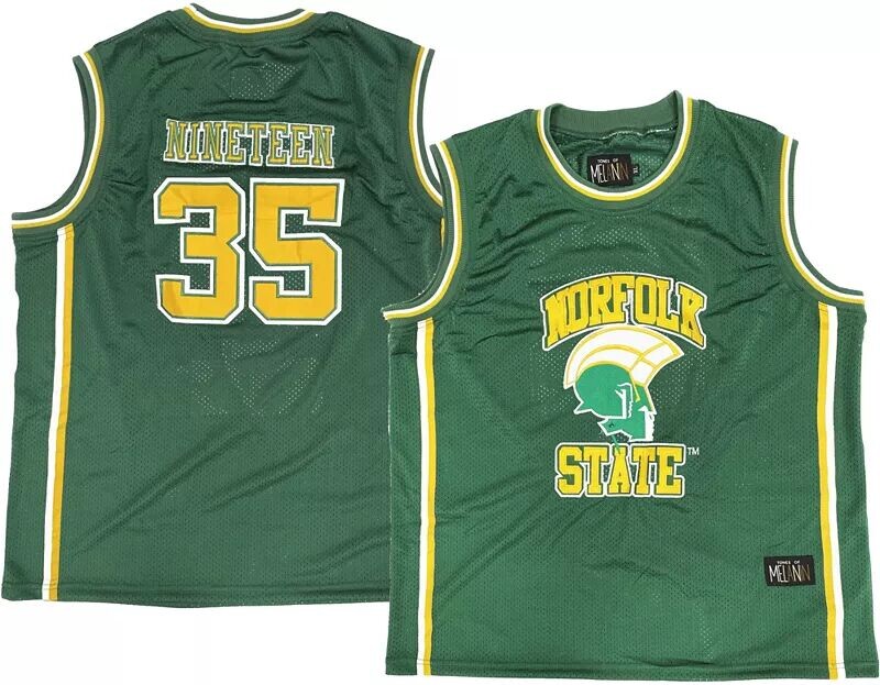 

Зеленая баскетбольная майка Tones of Melanin Norfolk State Spartans