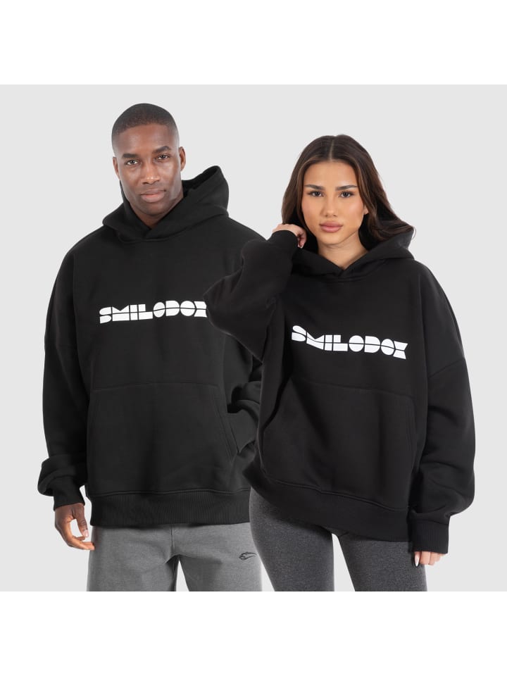 

Худи SMILODOX Unisex Oversized Lucio, черный