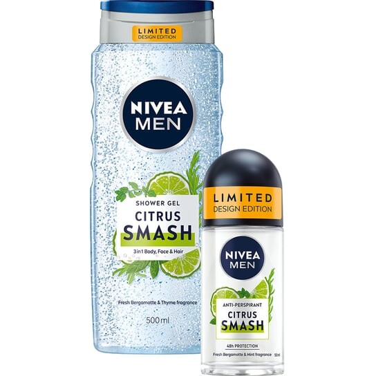 

Набор косметики по уходу за телом, 2 шт. Nivea Men, Citrus Smash